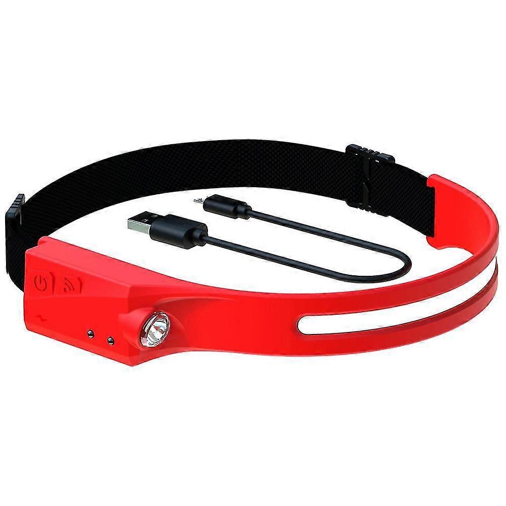 Motion Sensor, Waterproof, Lightweight Headlamp For Cycling, Running, Fishing, Camping