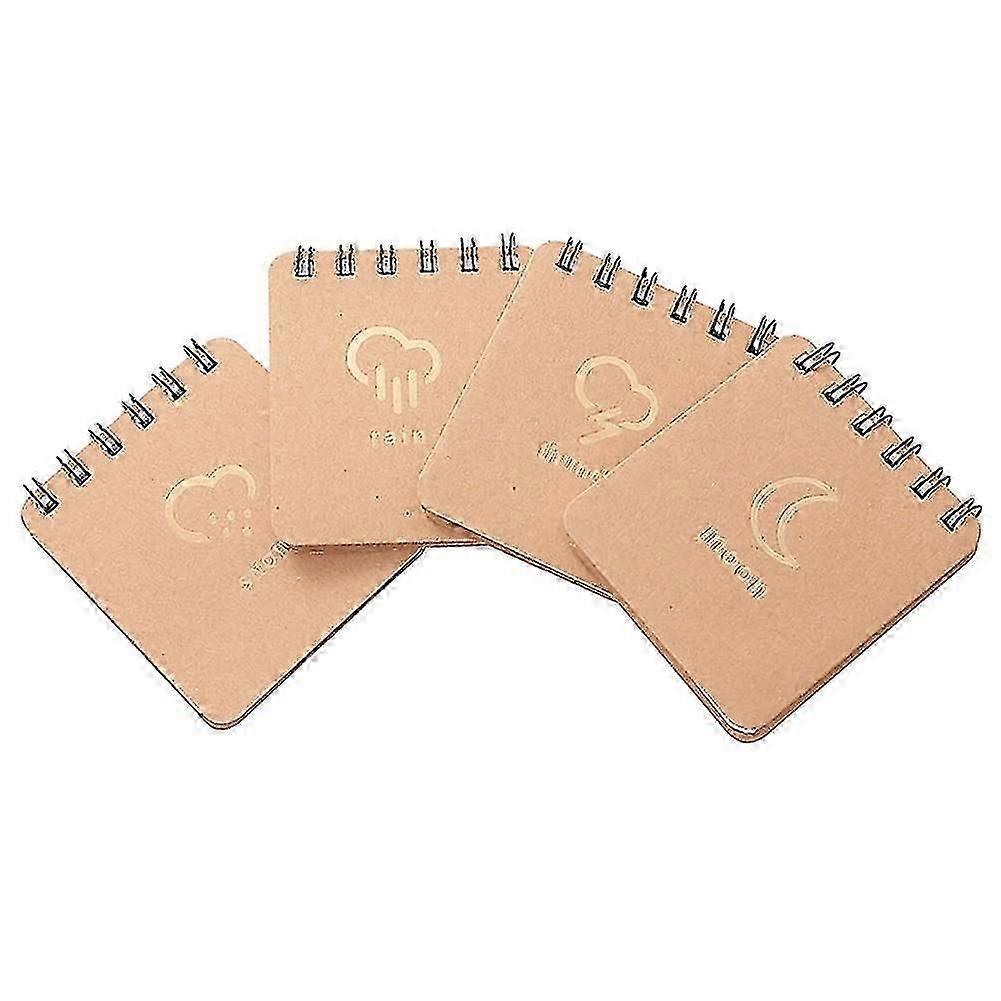 Small Notebooks,Spiral Notebook,Spiral Notebook,4PCS Small Notepad Notebook Small Small Tiles Travel Notebook Small Notebook Portable Pocket Notebooks