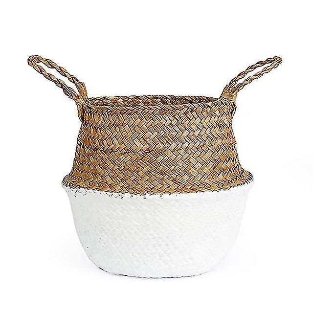 Seagrass Storage Baskets Wicker Hanging Flower Pot