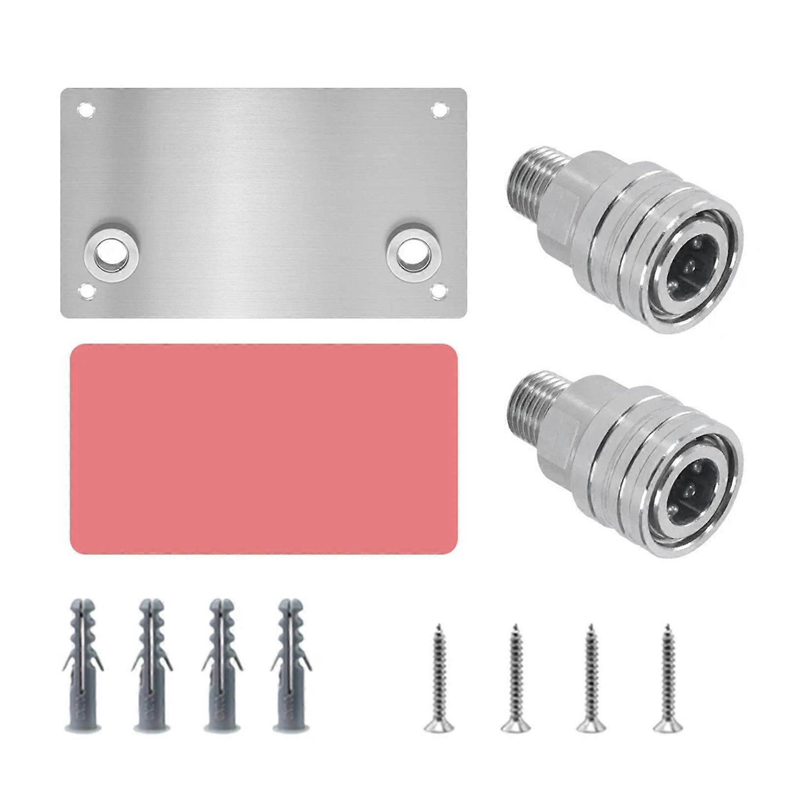 Wall Mount Pressure Washer Foam Cannon Holder with Quick Connector