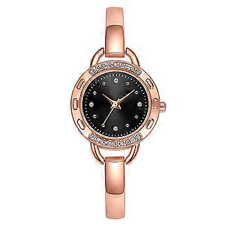 Fashionable Alloy Watch Casual Round Dial Analog Display Quartz Wristwatch (#1)