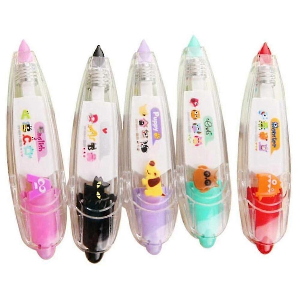 5pcs Scrapbooking Correction Tape Correction Pen Tape Diy Decorative Correction Tape For Diary Notebook Decoration