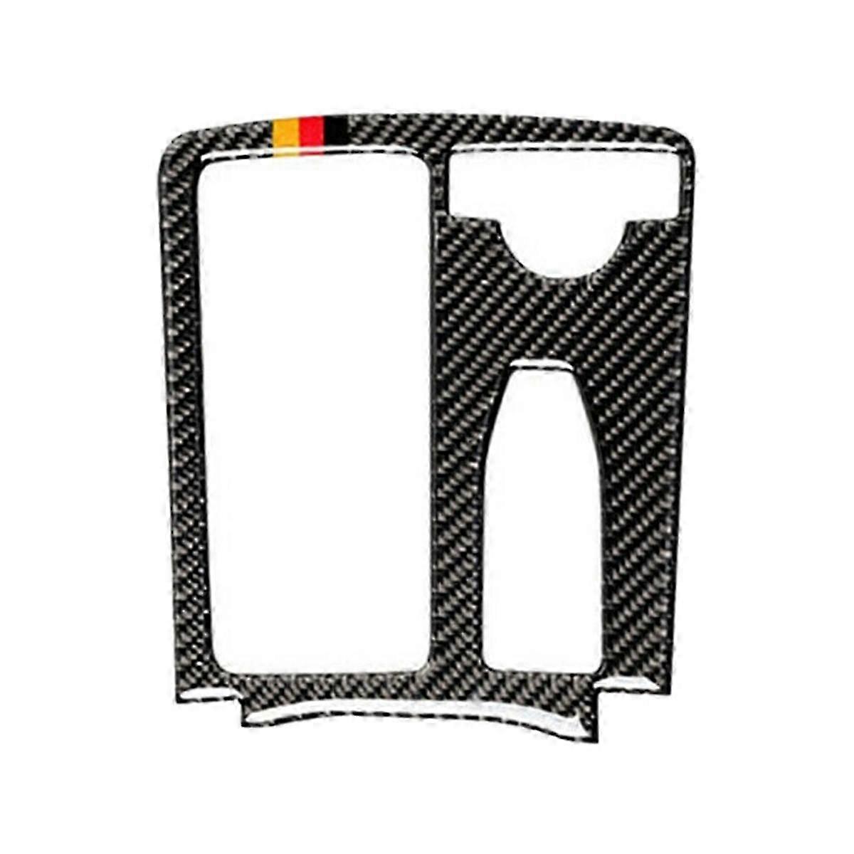 Gear Shift Panel Cover Trim Frame Carbon Fiber suitable for C Class W204 2007-2014 (RHD)
