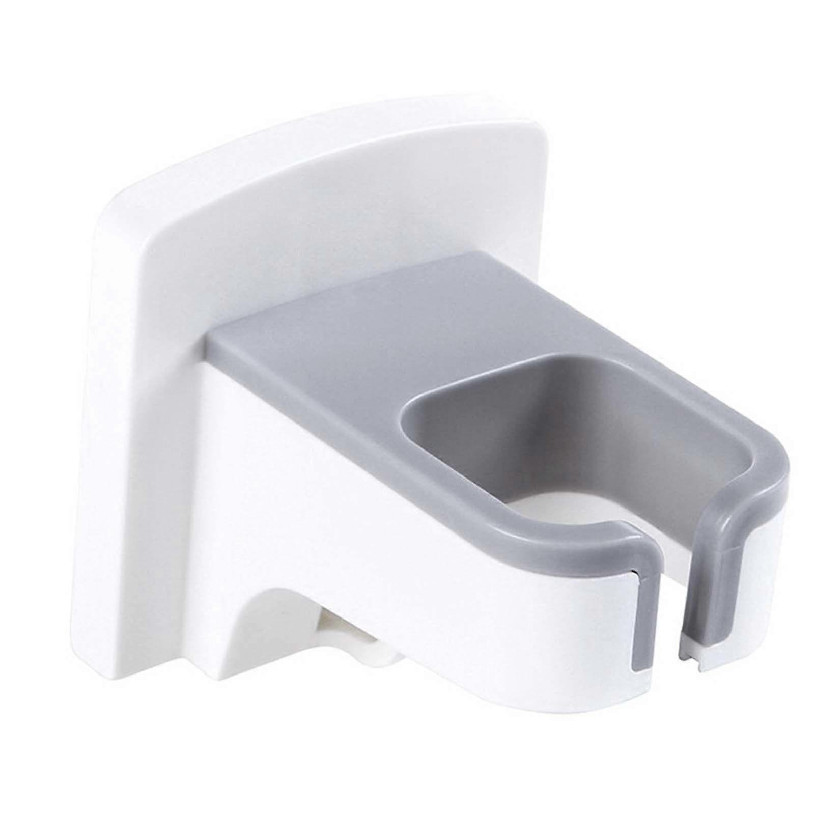 Support de sèche-cheveux mural Support de sèche-cheveux auto-adhésif sans poinçon pour salle de bain Blanc