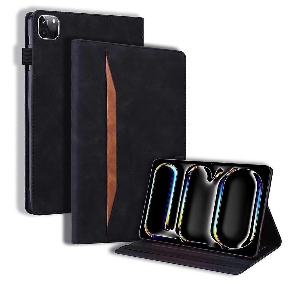 Splicing Shockproof Leather Tablet Case For iPad Pro 11 2024