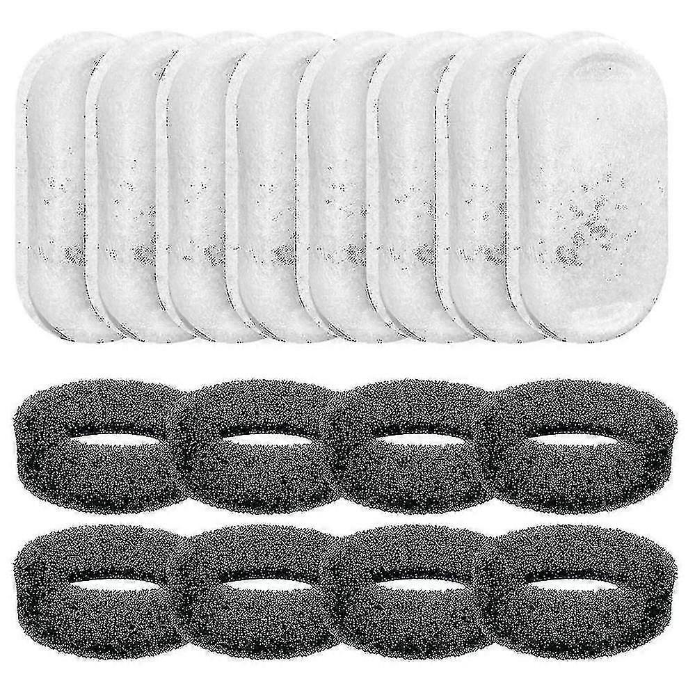 Filter för kattvattenfontäner för 108oz/3,2l och 67oz/2l justerbart vattenflöde, vattenfontän för husdjur, katt