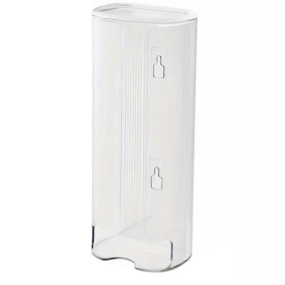 Wall-Mounted Pull-Out Storage Box for Underwear, Trash Bags - Space-Saving Organizer with Cover for