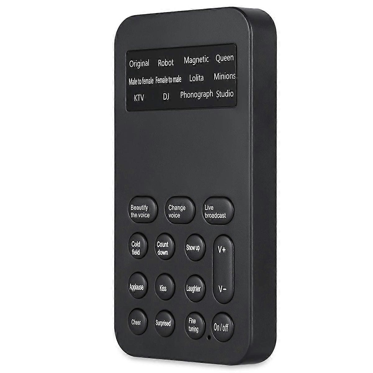 Voice Changer Handheld Microphone Voice Changer with Sound Multifunctional Effects Machine for Phone/ (S9)