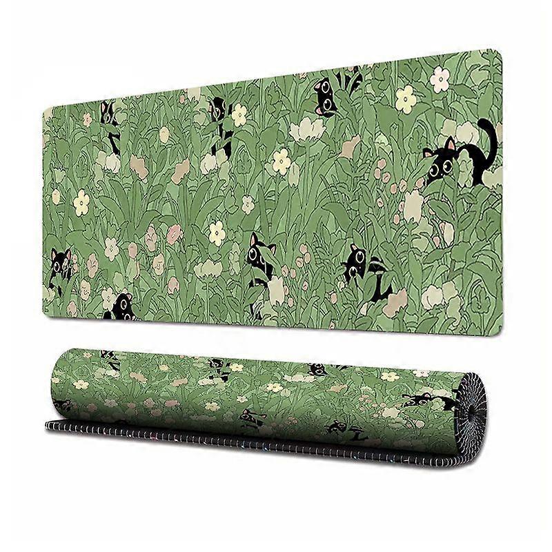 Mouse Pads ZRUXE HCXL26 Natural rubber Flowers and plants series(80CM*30CM*0.03CM)