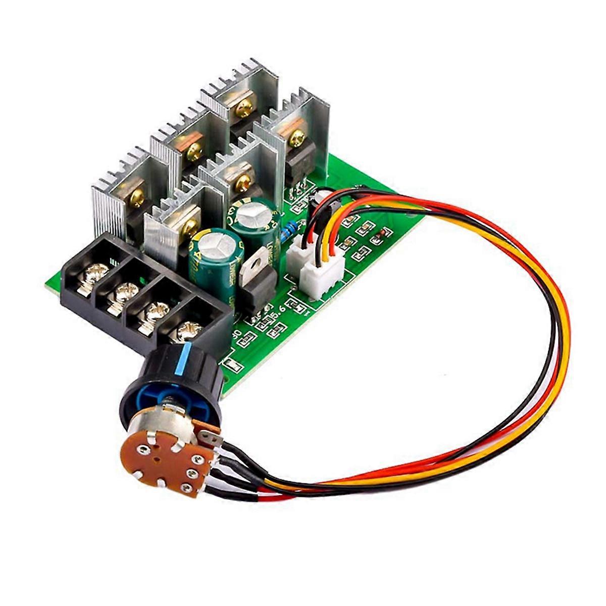 Motor Speed Regulator 12V 24V 36V 48V High Power Drive Module PWM Motor Speed Controller 40A Curren