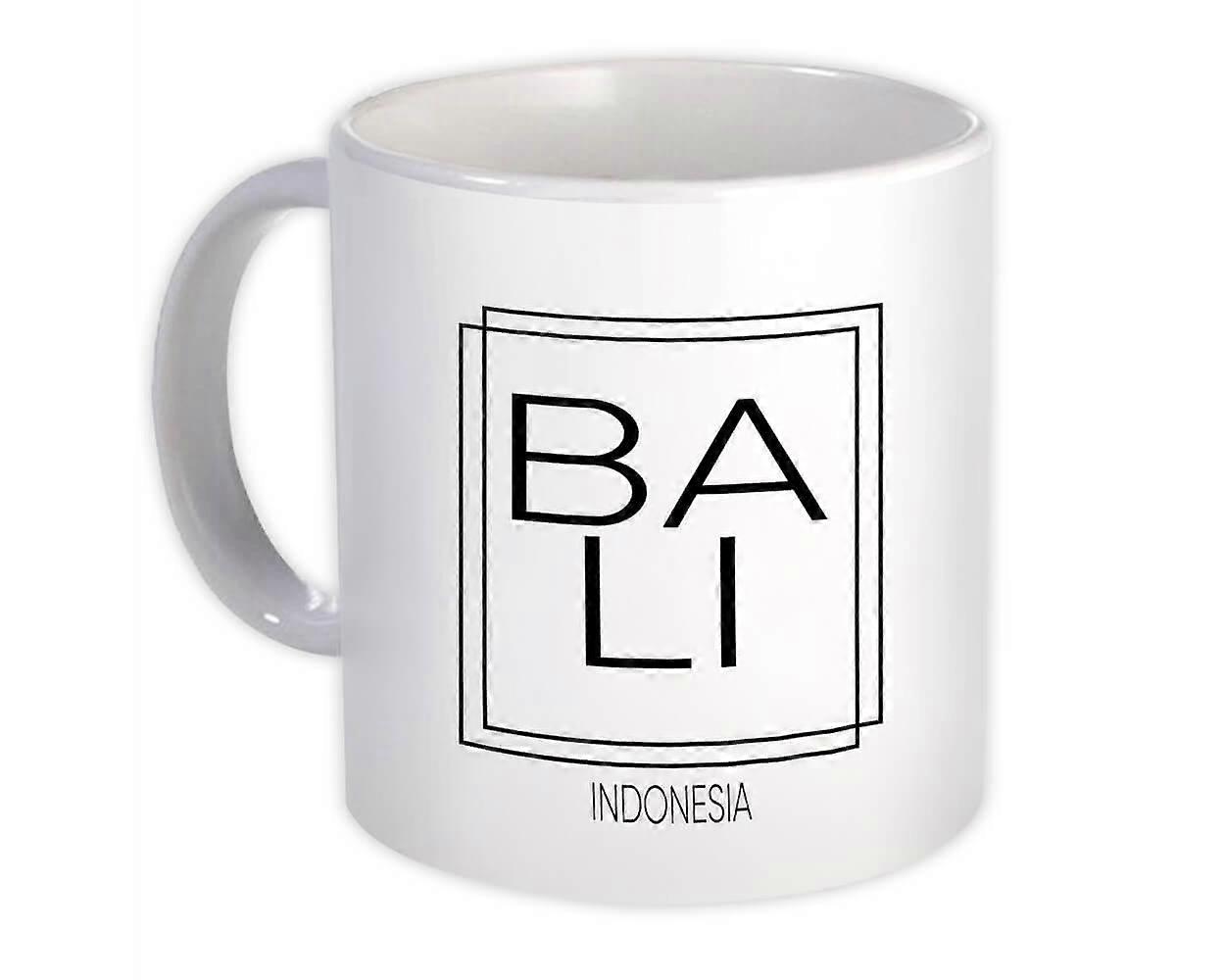 Geschenkbecher: BALI Indonesia Square