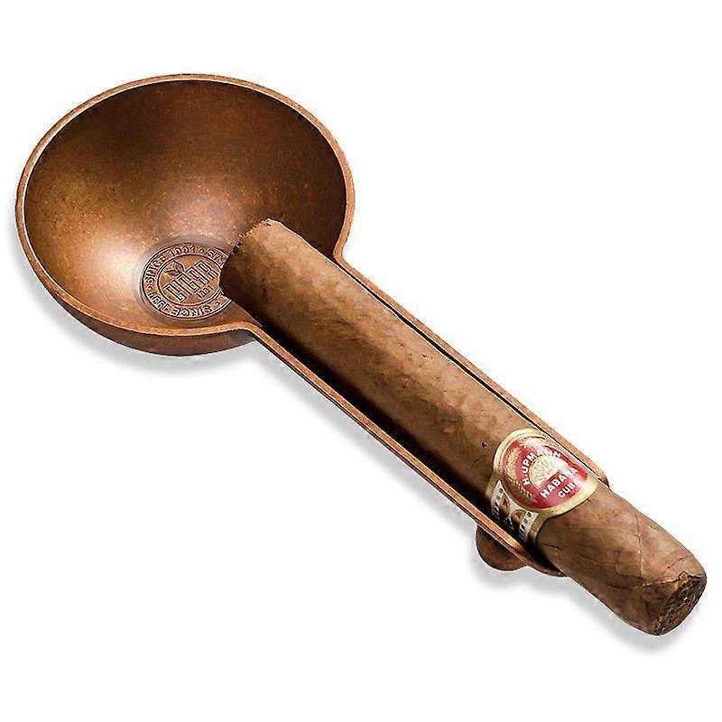 Cigar Ashtray, A Retro Bronze Creative Portable Cigar Extinguisher