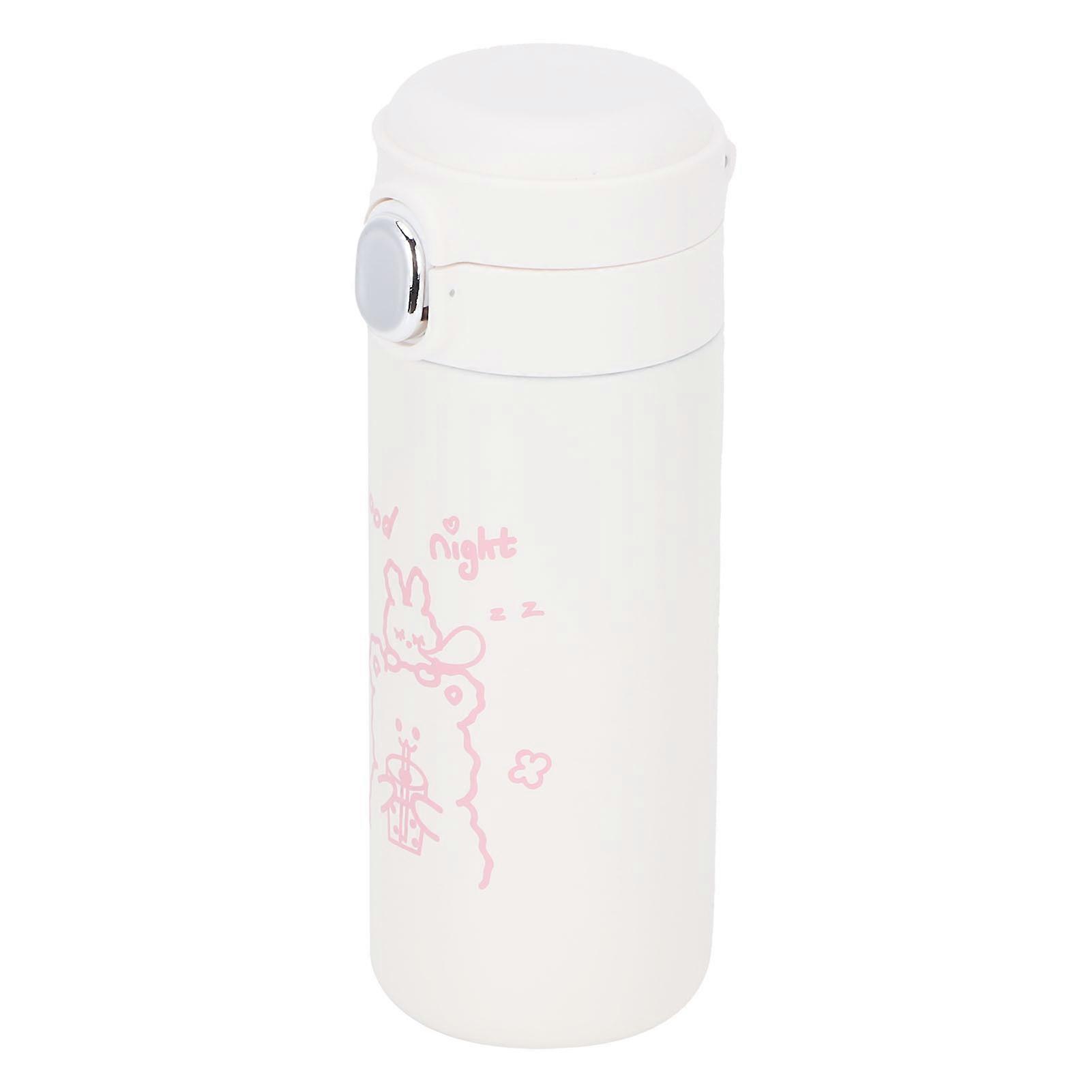 Cartoon Style Vacuum Flask Bottle Cup Portable Cute Bear Pattern Children's Mug for Drinking
