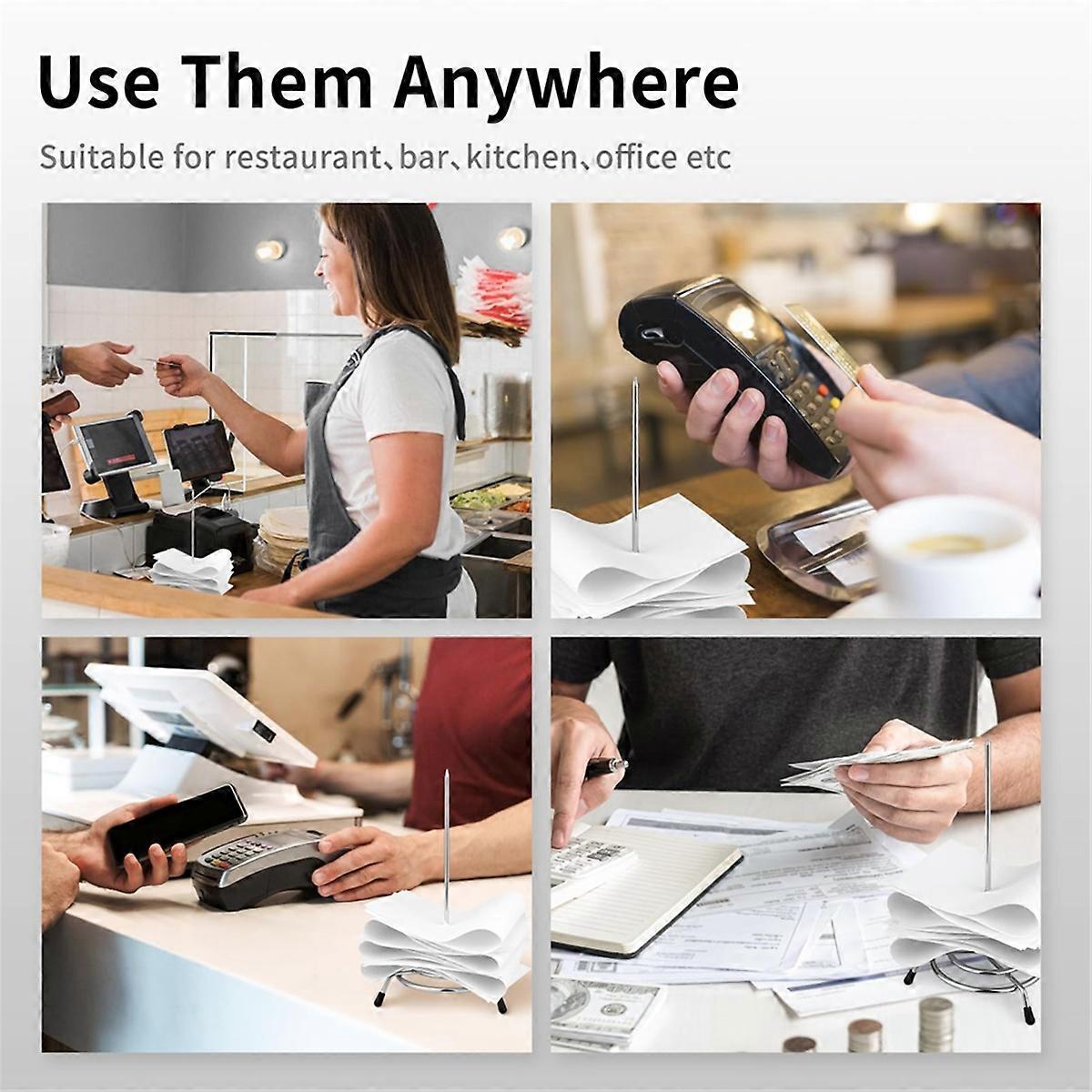 Ticket Stabber for Restaurant, 6PCS Ticket Receipt Holder