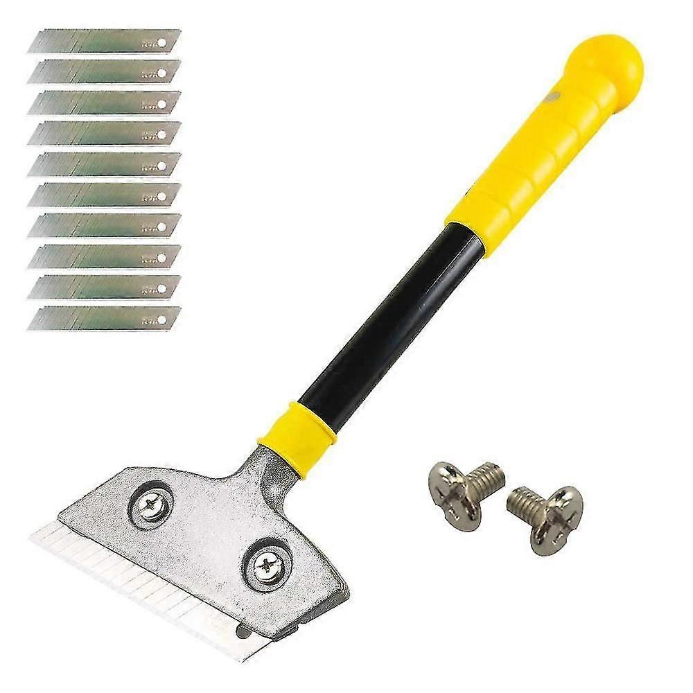 Hob Scraper With 10 Metal Blades, Heavy Duty Scraper, Universal Scraper(with Screws)