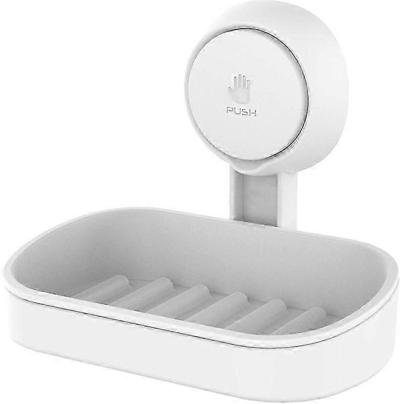 Soap Dish Holder For Shower Suction Cup Wall Mounted