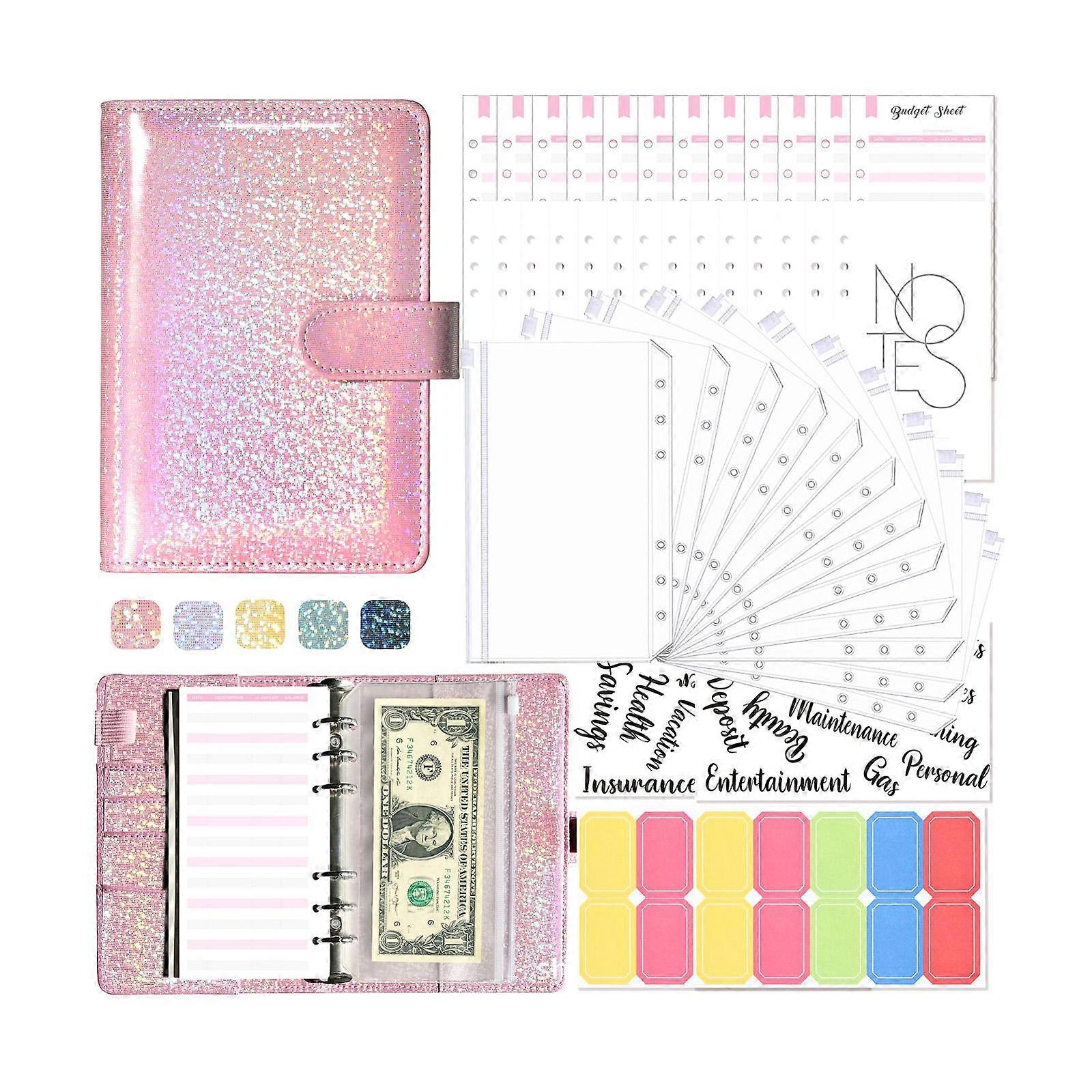 A6 Budget Ringbind Planner med ringbindslommer til Budget Planner