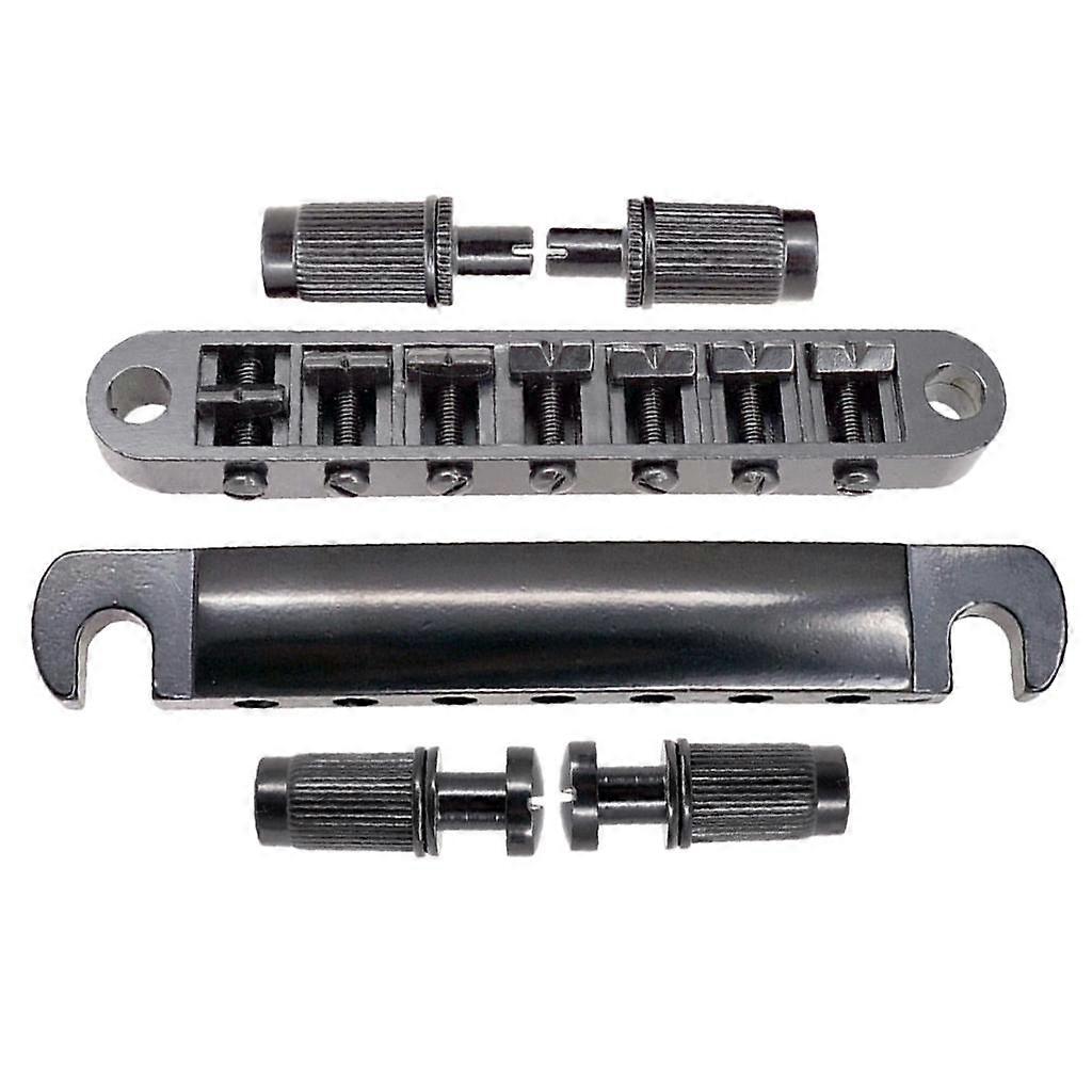 7-String Electric Guitars Roller Saddle Bridge Tailpiece for LP EPI -
