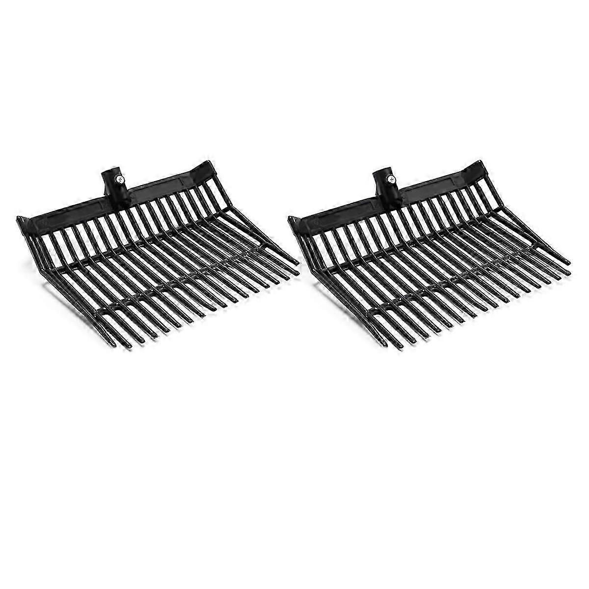 Manure Fork Replacement Head, Pitchfork Head, Horse Manure Rake, for Picking Up Manure, Stable Wast JN