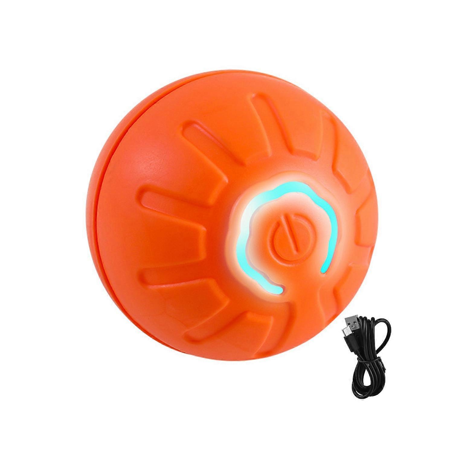 1Pc/2Pcs Interactive Rolling Pet Ball Toy USB Rechargeable Automatic Moving Ball Toy Electric Dog