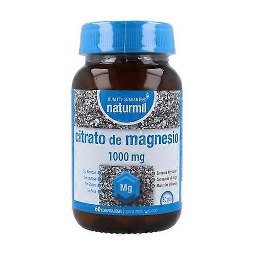 Magnesium citrate 1000mg 60 tablets of 1.45g