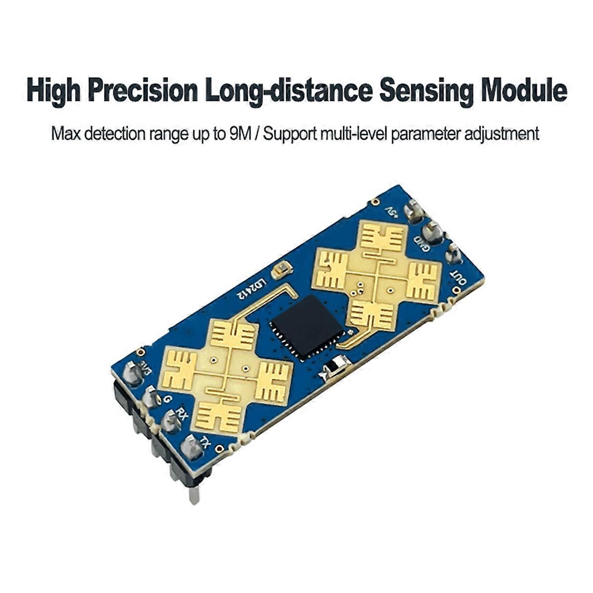 LD2412 24GHz MmWave Human Presence Motion Sensor Module 9m