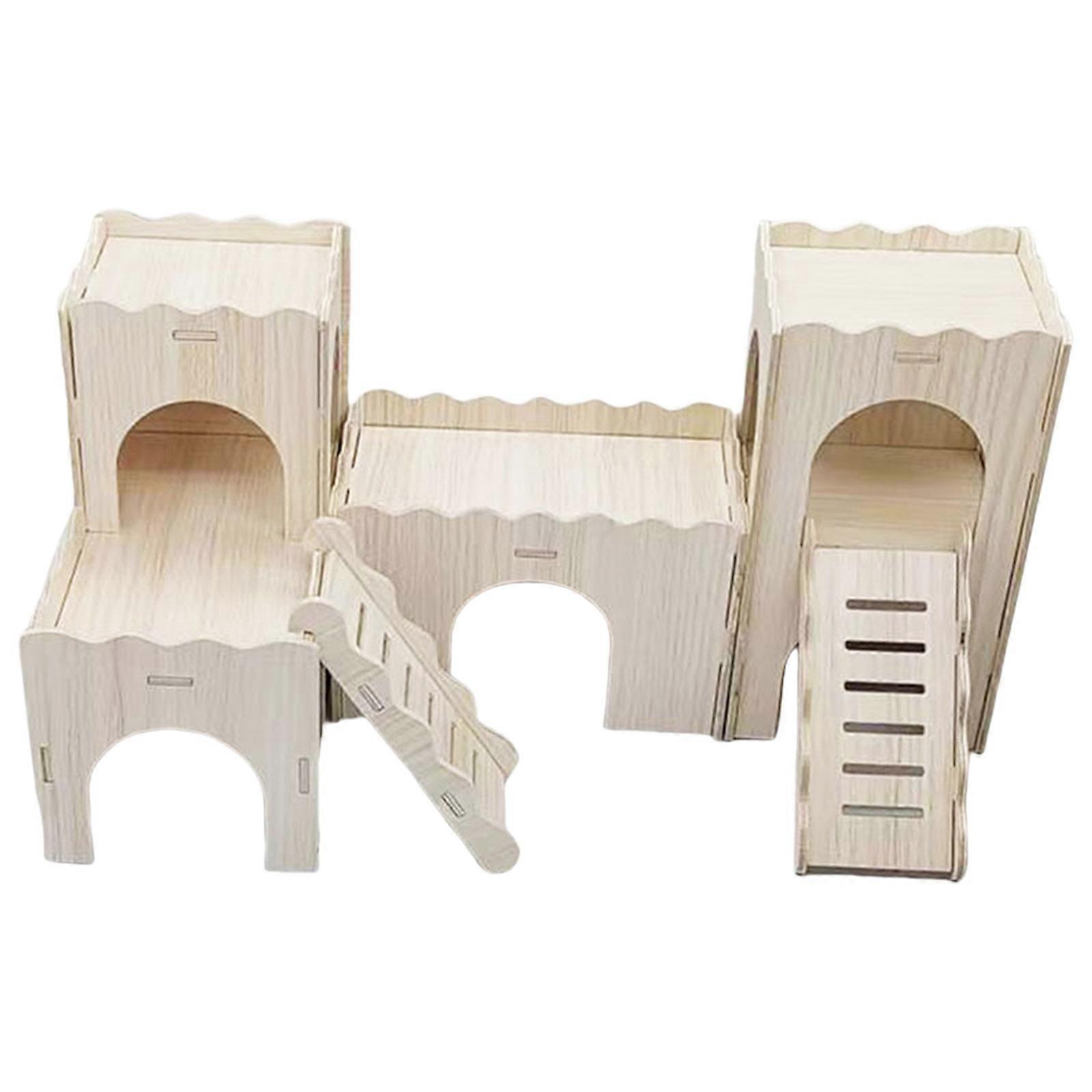 Spacious Gerbil Houses Dwarf Hamster Sleep Nest Chamber Hamster Hideouts for Hamsters, Gerbils And Guinea Pigs