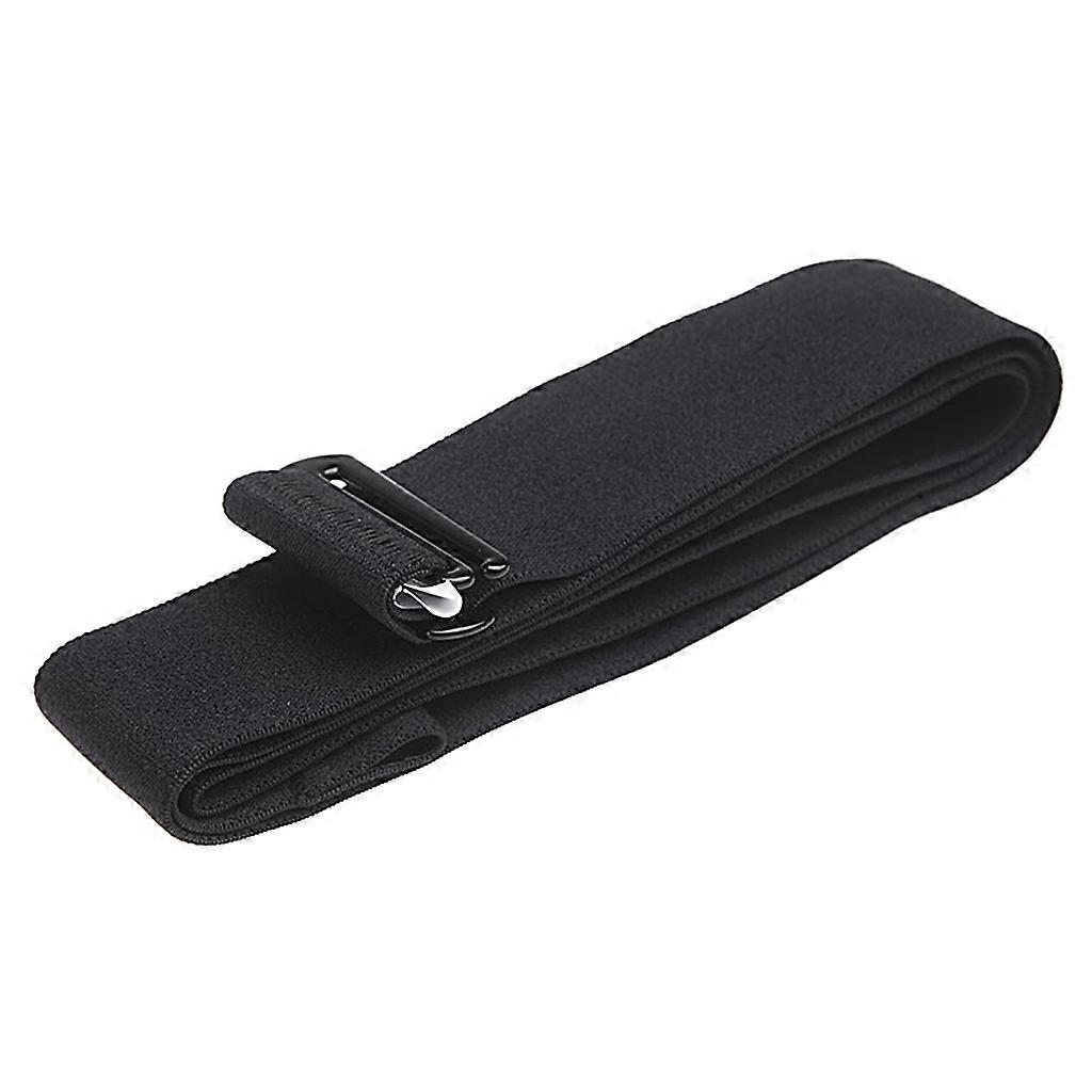 Elastic Heart Rate Chest Belt Strap Band for Polar Wahoo Heart Rate Sensor Monitor Transmitter Durable Black