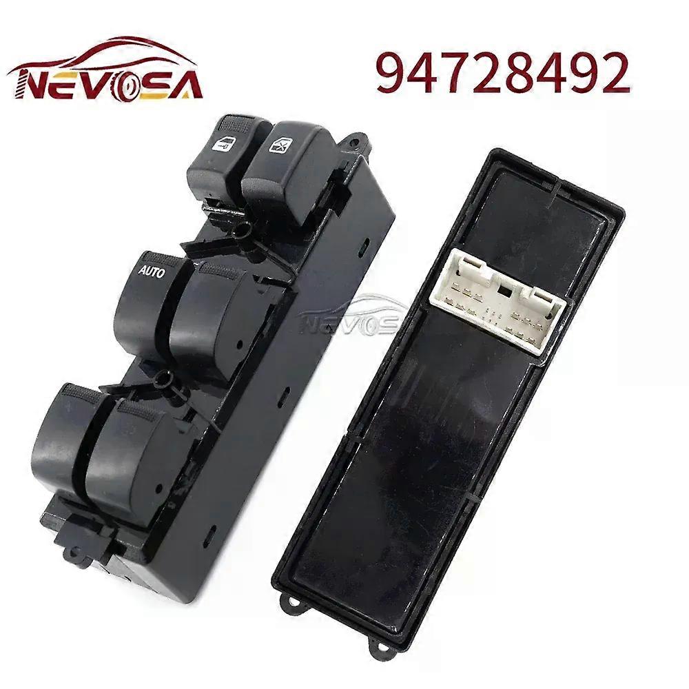 94728492 compatible for Isuzu D-Max Dmax Pickup 2012-2019 Power Window Control Switch Green Light 8-98192251-1 8981922511 8-97417469-0