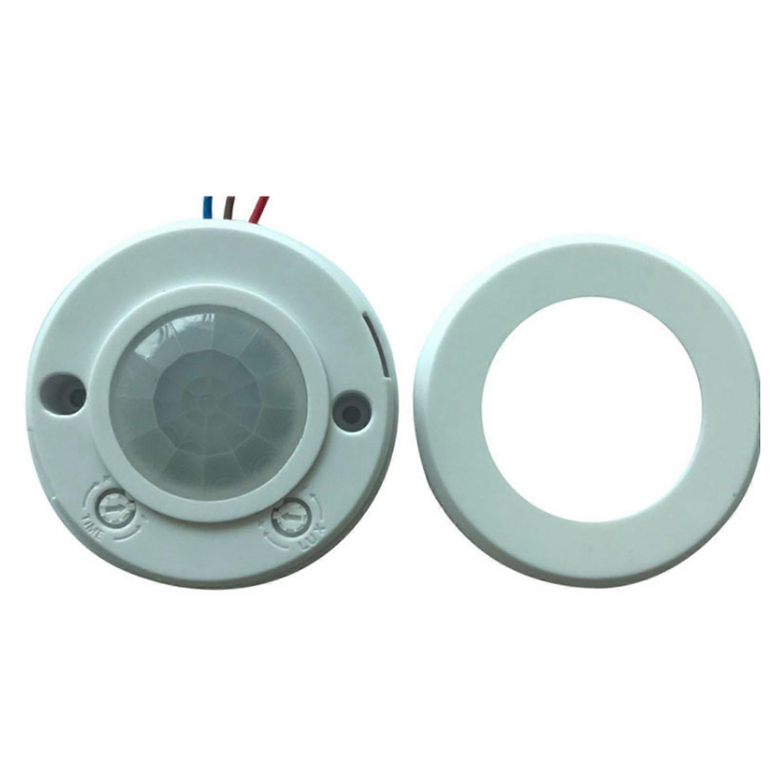 Motion Sensor Infrared Induction Ultra Tiny Size ABS Material Safe to Use for Ceiling Wall Mounting