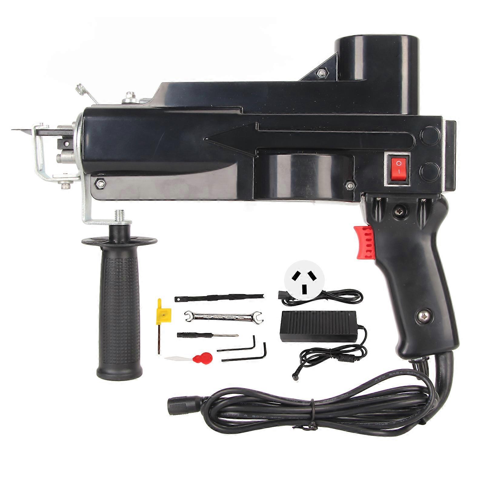 Carpet Tufting Tool Black 5 to 40 Stitches/S Adjustable Handle Easy Operation Carpet Weaving Machine for DIY 100‑240V