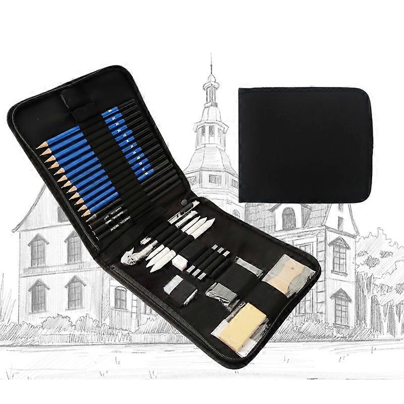 Sketch Color Pencil Set Art Student Drawing Kit