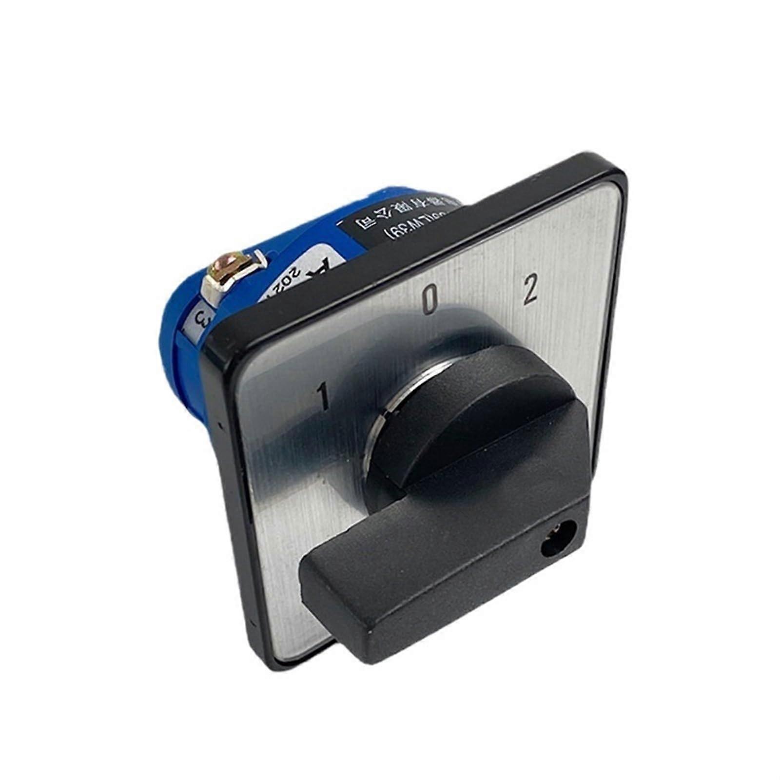 LW39A-16/1 Conversion Switch 3 Gears 1 Section Knob Switch Silver Point 16A 690V Heavy Duty Electrical Switch