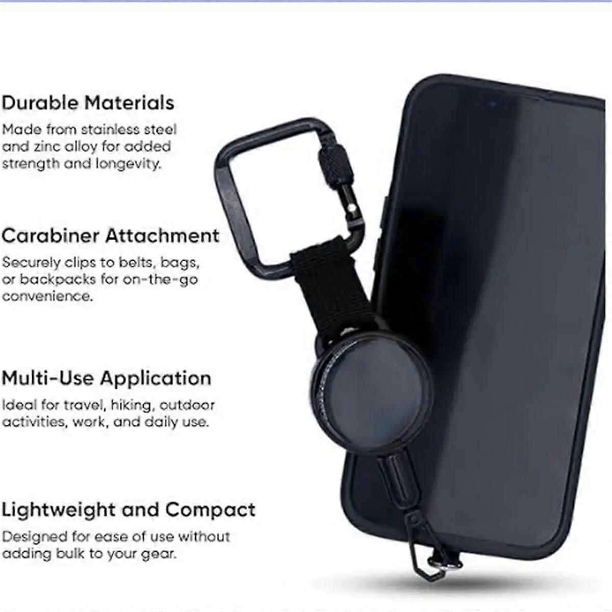 Rogue Fishing Co. The Protector Phone Tether | Use As Cell Phone Lanyard or Hiking/Boating/Kayak Tether | Leash Ensures Your Phone is Safe and Protected Blue