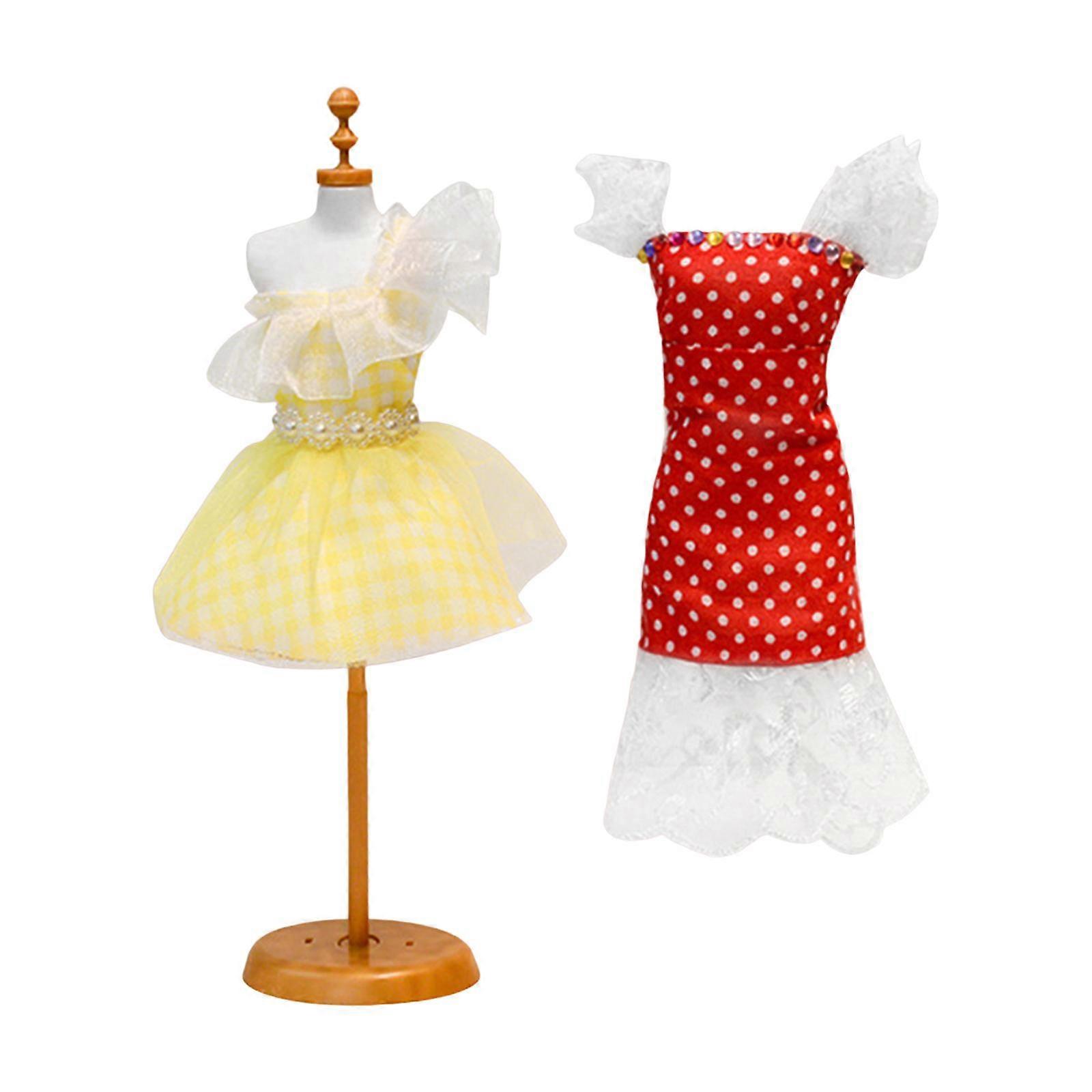 Motedesigner for barn, tilbehørssett for dukkekjoler, sysett for barn