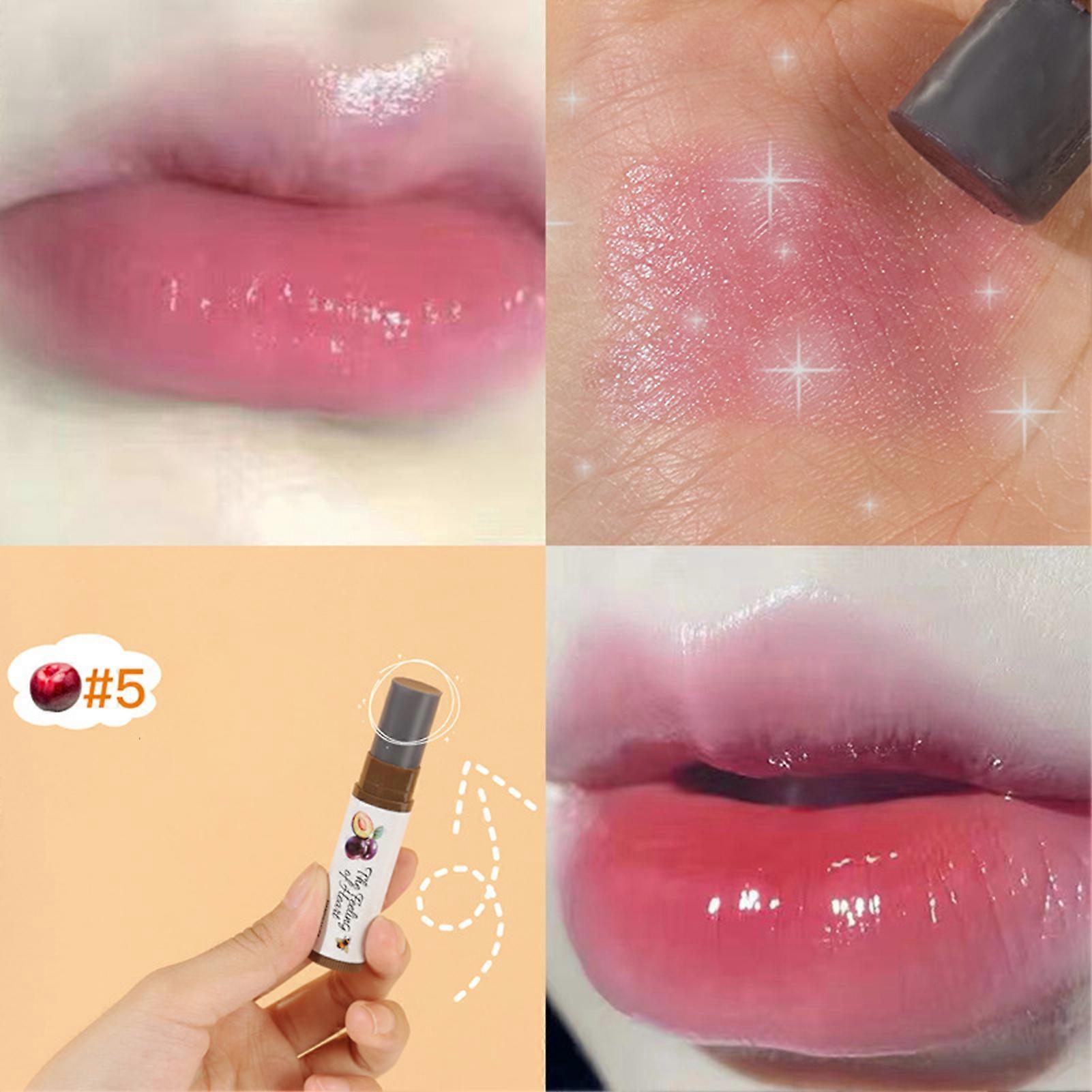 3PCS Lip Color Changing Lipsticks Clear Temperature Color Changing Lip Gloss