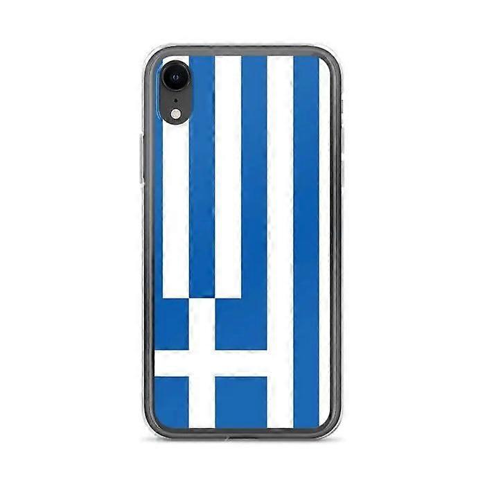 iPhone Case - PIXELFORMA - iPhone XR - Soft Silicone - Greek Flag - Slim Design