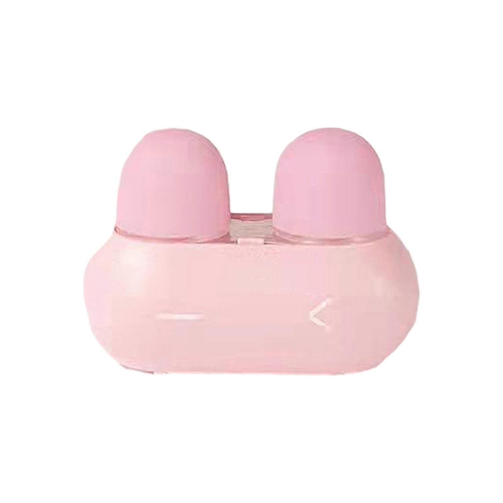 Ultrasonic Contact Lens Cleaner Machine Practical Efficient Contact Lens Cleaning Tool USB Rechargeable Lens Cleaners pink