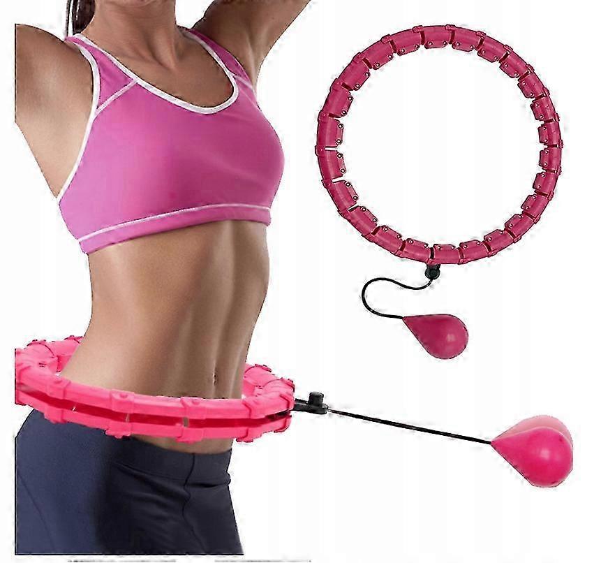 Bambolê com Bolas, 120 cm de Diâmetro, Cor Rosa