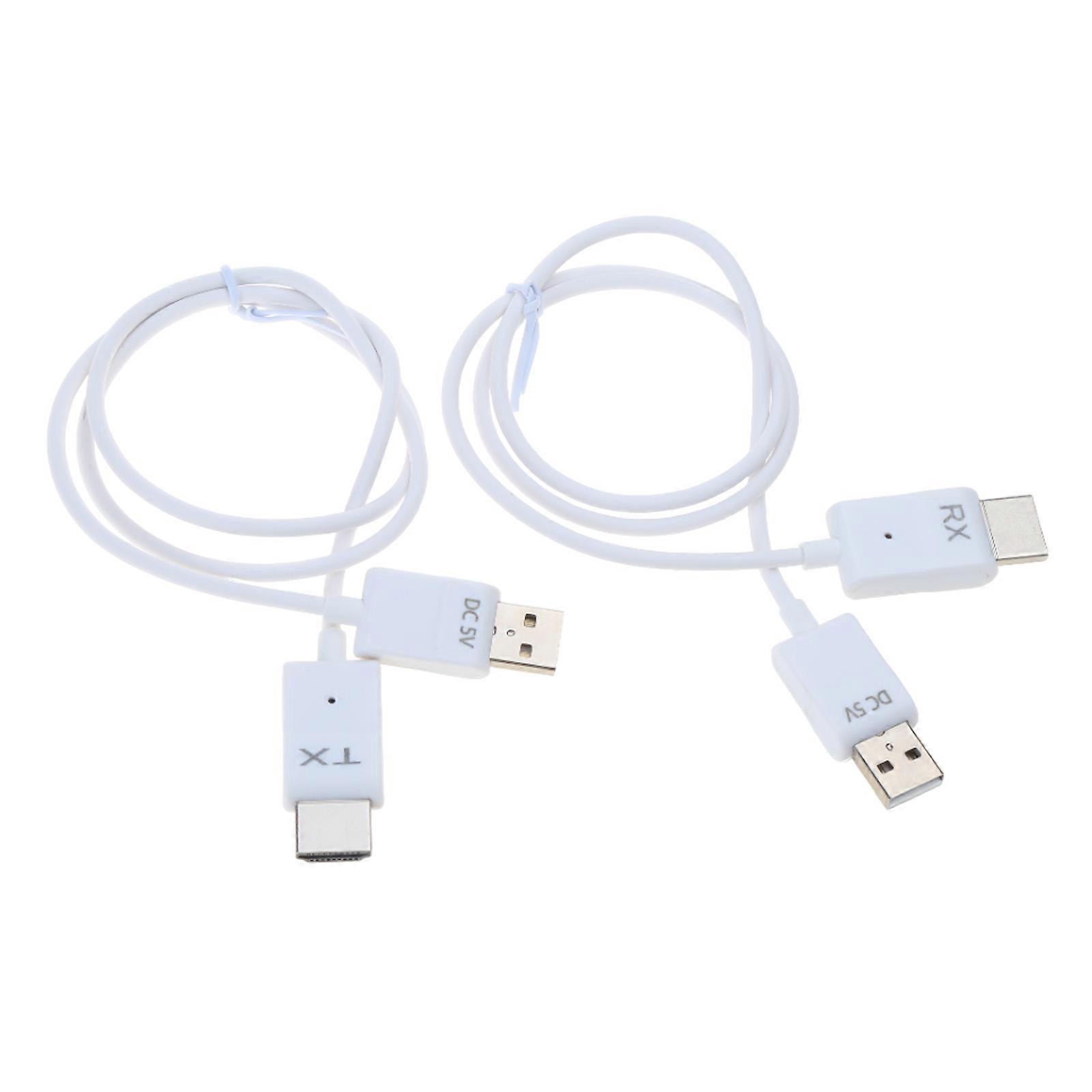 Durable Wireless HDMI-compatible Transmitter and Receiver Mirroring Screen Converter HDMI-compatible Transmission