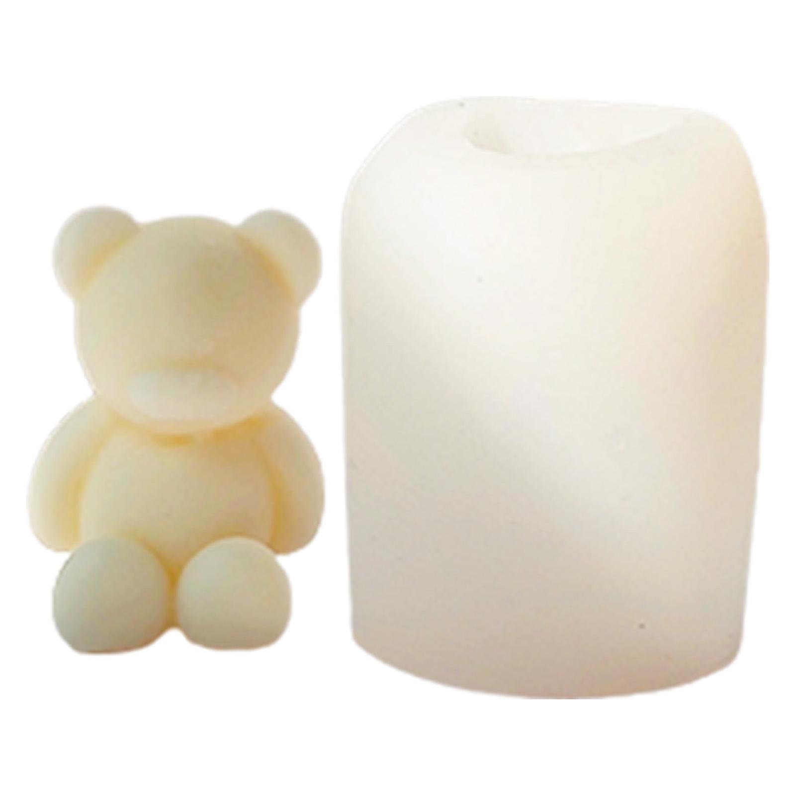 Cute Bear Mold Bear Resin Mold Sitting Bear Reusable Resin Casting Molds