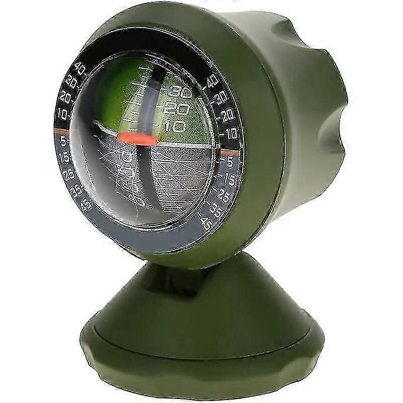 Vehicle Inclinometer with Adjustable Viewing Angle and Free Rotation