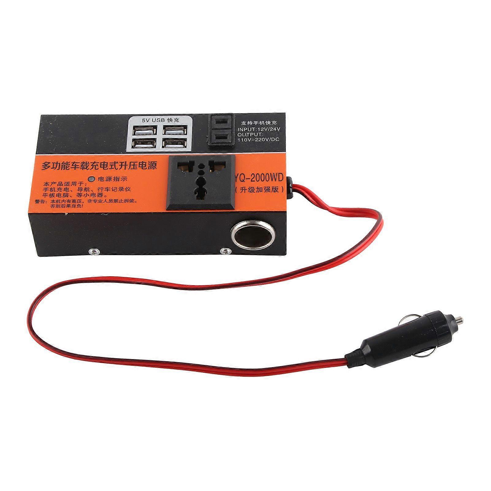 High quality  Car multi-function inverter 12V24V to 220V conversion booster