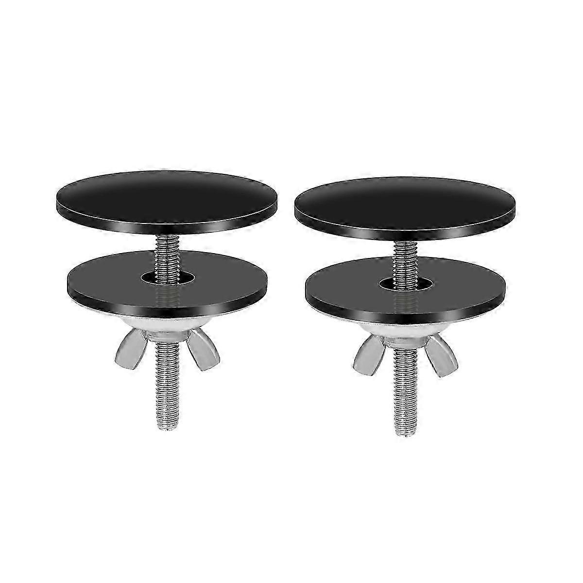 Lot de 2 couvercles de trou d'évier de cuisine de 2 pouces en acier inoxydable