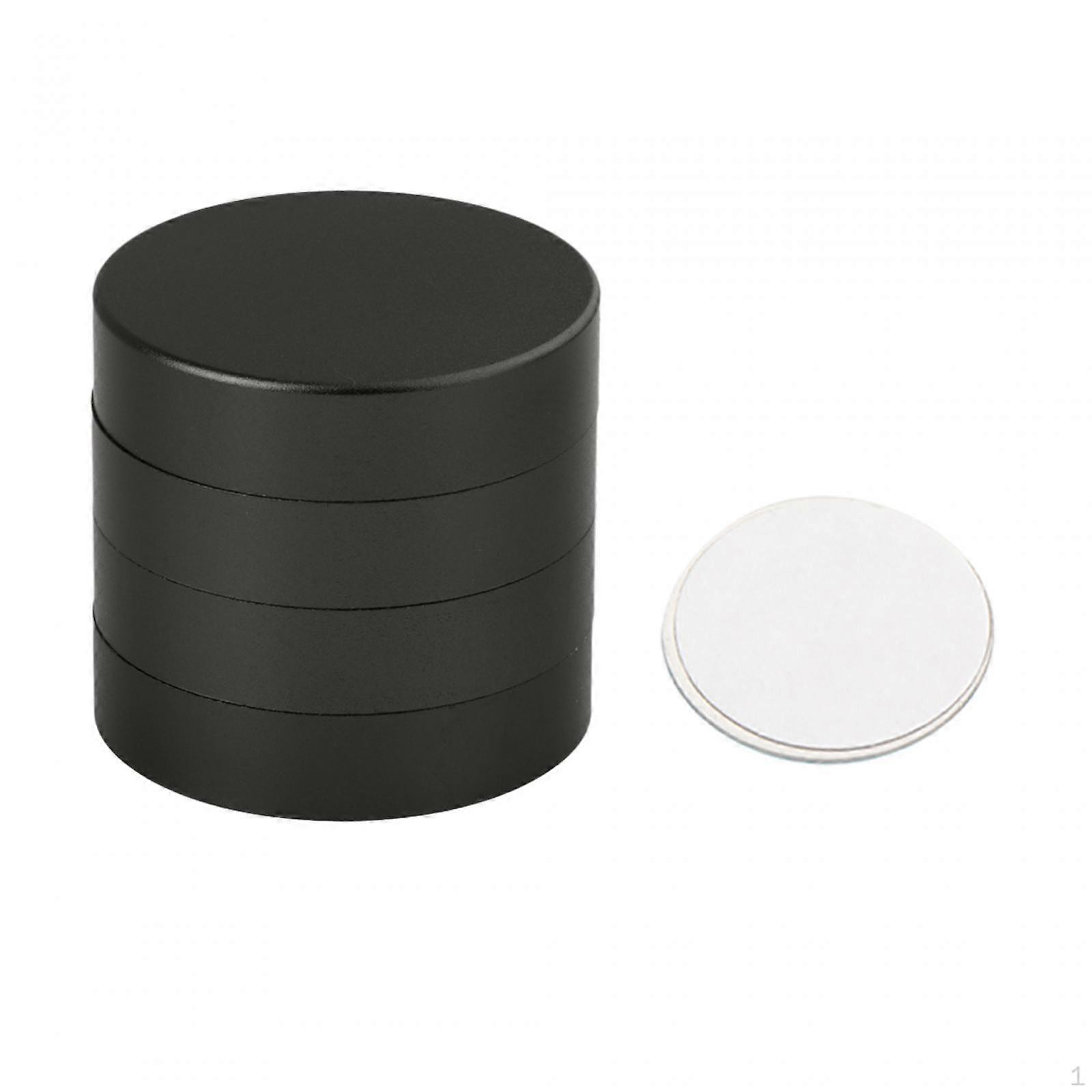 Billiard Chalk Holder Billiards Accessory Aluminum Alloy Circular Four Sections Round and Octagonal