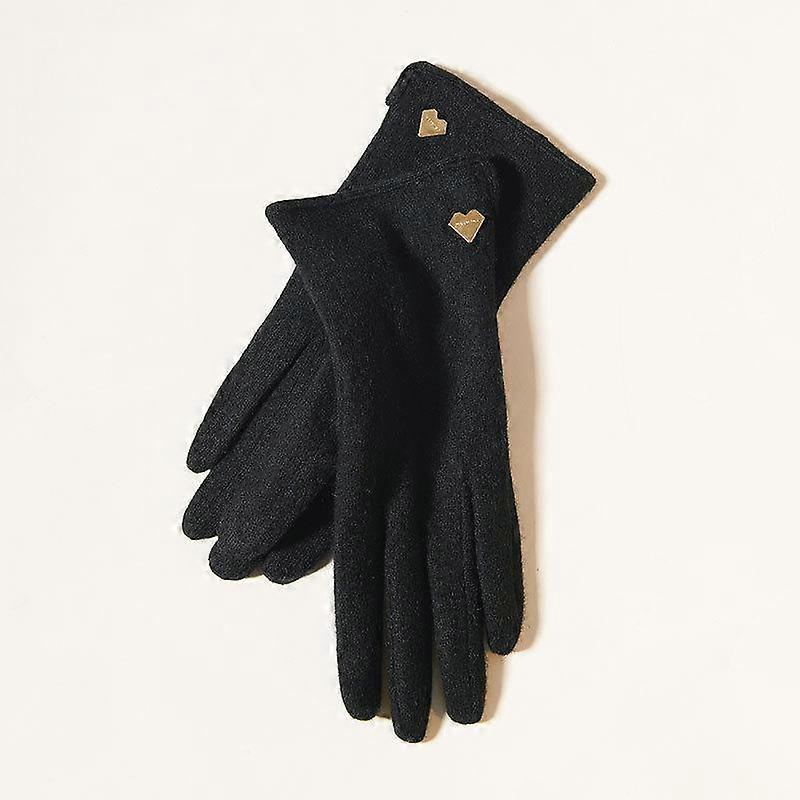 Women's Warm Velvet and Thickened Touch Screen Winter Cycling Gloves