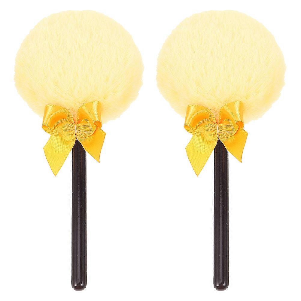 2pcs Soft Fluffy Powder for Loose Powder Application – Gentle on Skin, Summer Comfort, Body Powder Use