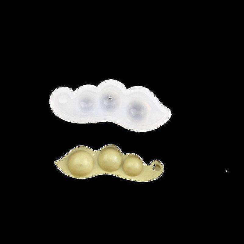Cake Pans Molds New Pea-shaped Drop Glue Mold 2pcs
