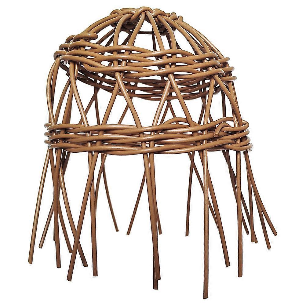 Waterproof Lamp String Brown Woven Lampshade for Home Replacement Lampshade