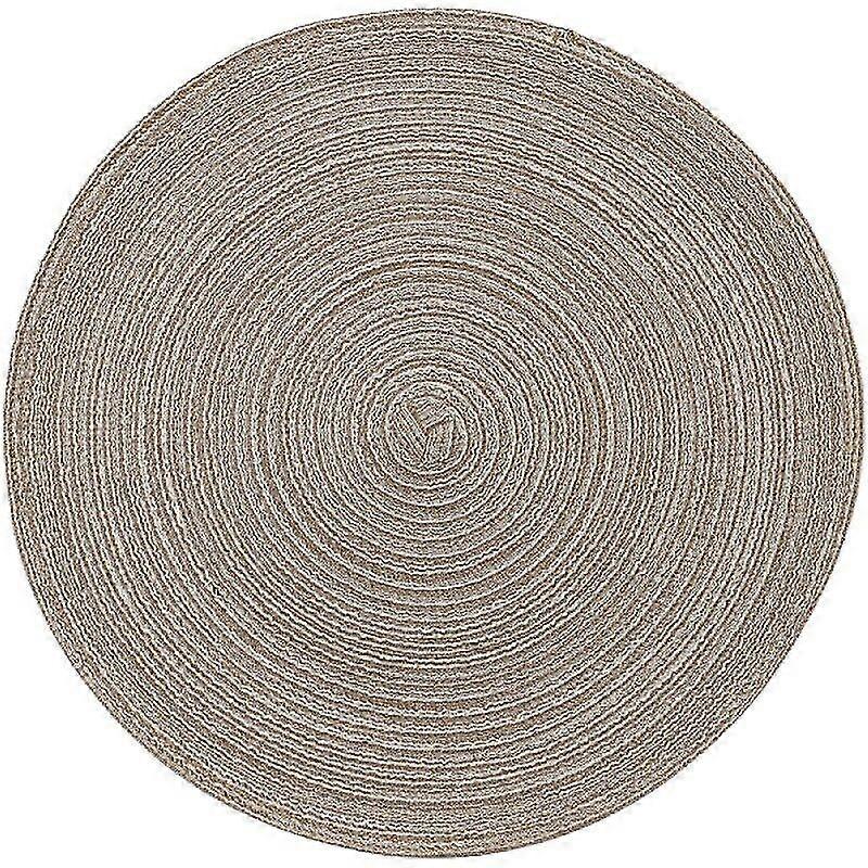 北欧ラウンドウーブン滑り止めコースター断熱マグマット36cmコーヒーテーブルの装飾